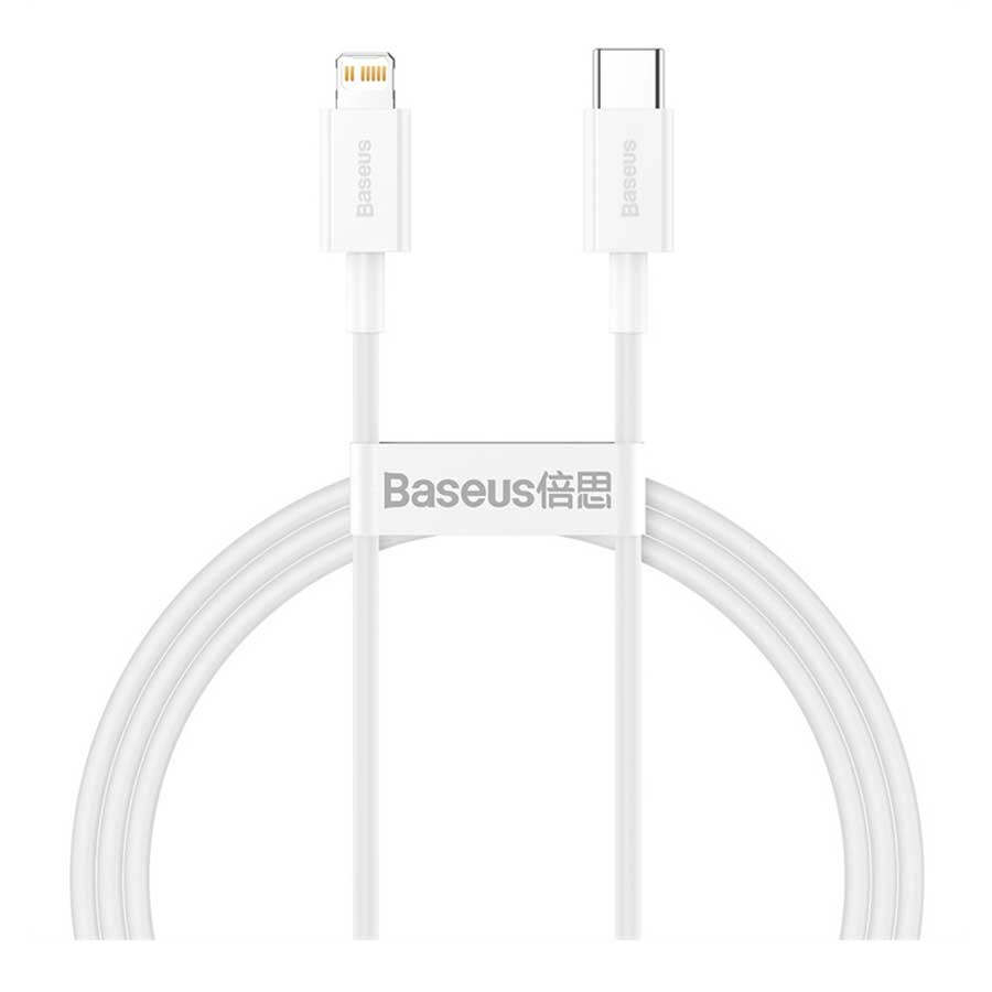 کابل تبدیل 0.25 متری USB-C به لایتنینگ بیسوس مدل Superior CATLYS-02