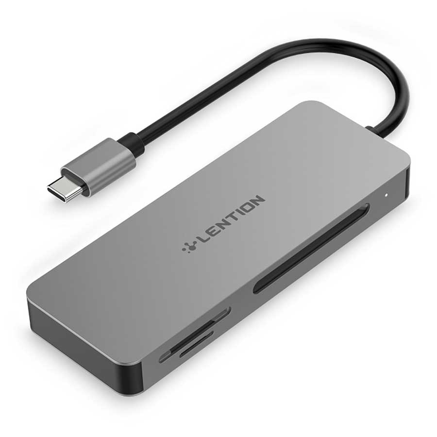 رم ریدر و کارت خوان USB-C لنشن مدل C12