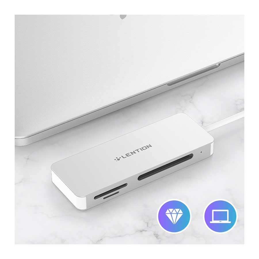 رم ریدر و کارت خوان USB-C لنشن مدل C12