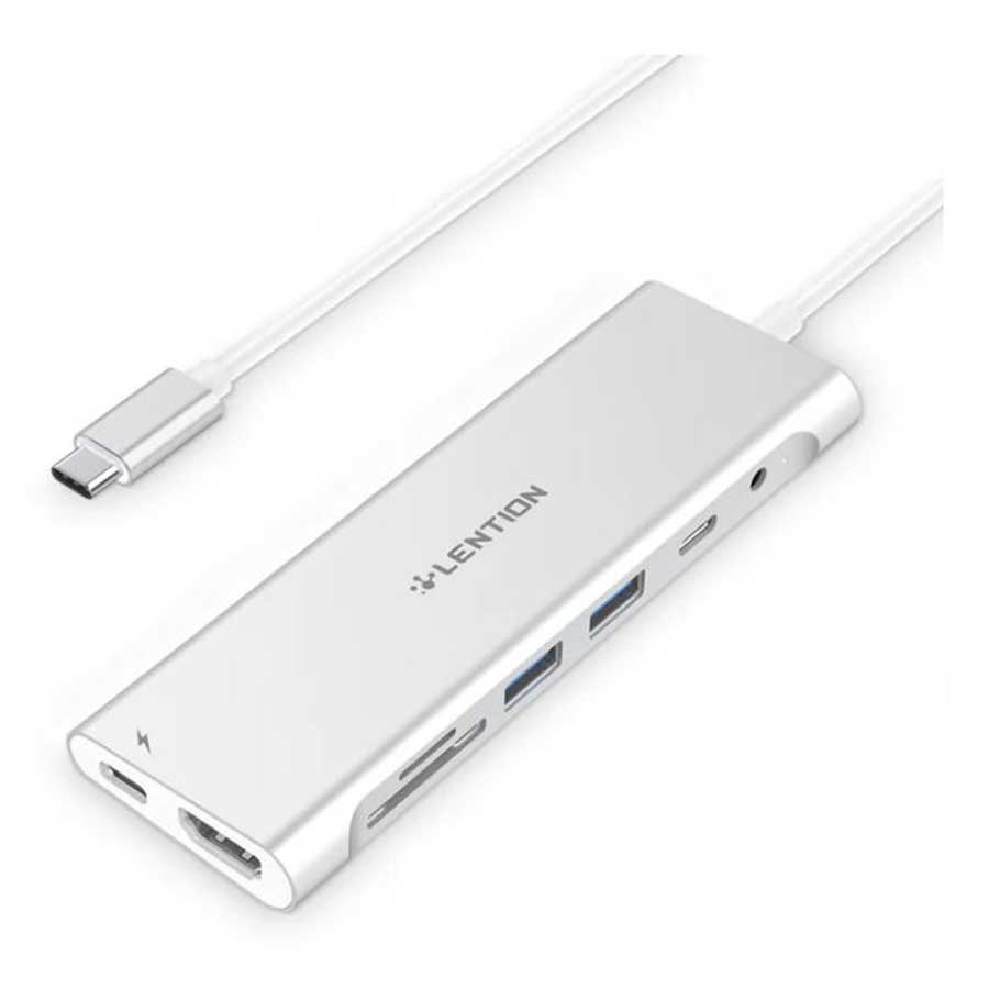 هاب و داک استیشن USB-C هشت پورت لنشن مدل C37-1M