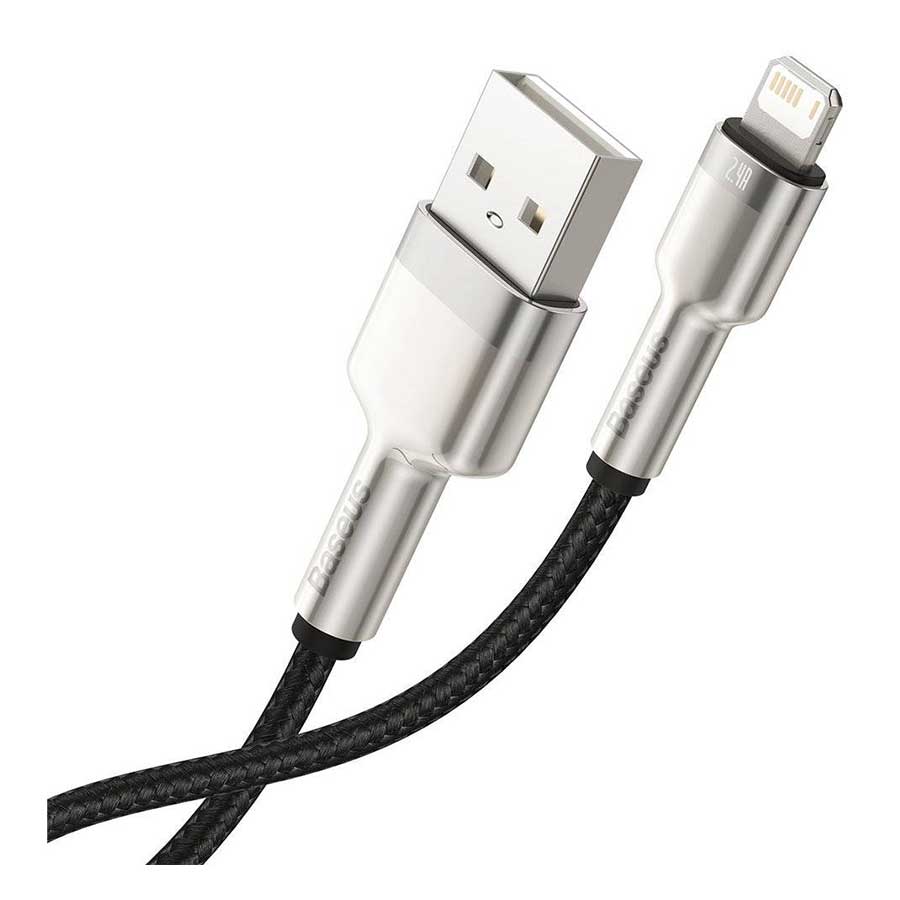 کابل تبدیل 0.25 متر USB به لایتنینگ باسئوس Cafule CALJK-01