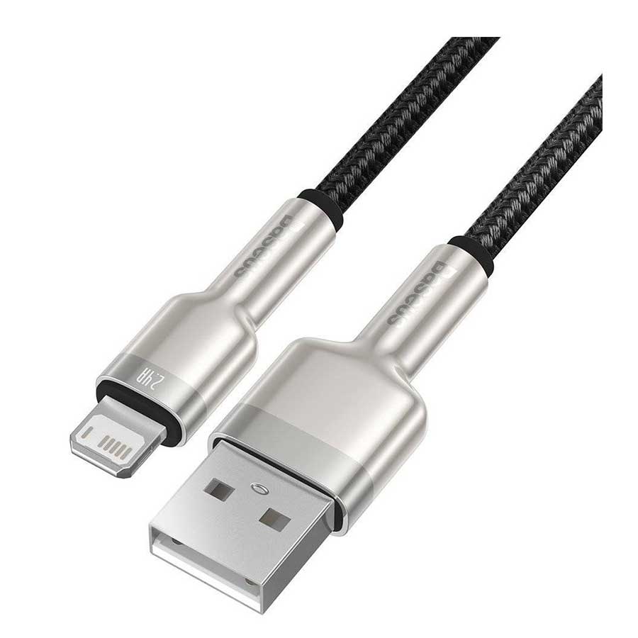 کابل تبدیل 0.25 متر USB به لایتنینگ باسئوس Cafule CALJK-01