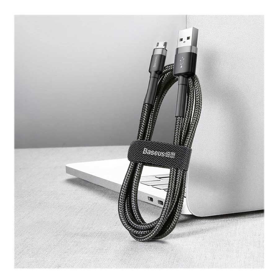 کابل تبدیل 0.5 متری USB به MicroUSB باسئوس Cafule CAMKLF-AG1