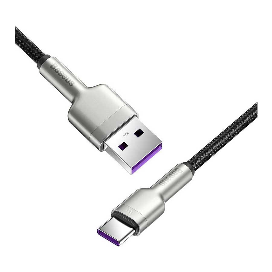 کابل تبدیل 0.25 متر USB به USB-C باسئوس Cafule CATJK-01