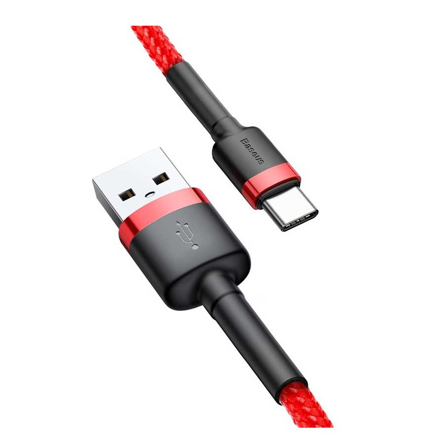 کابل تبدیل 2 متری USB به USB-C باسئوس مدل Cafule CATKLF-CG1