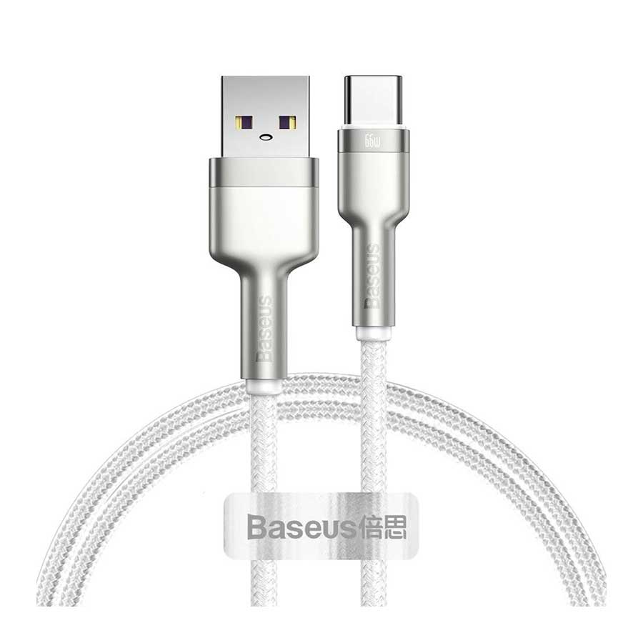 کابل تبدیل 1 متری USB به USB-C بیسوس مدل Cafule CAKF000102