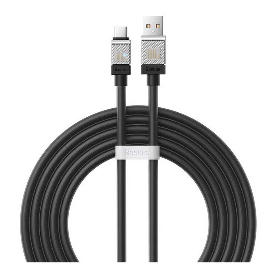 کابل تبدیل 2 متری USB به USB-C بیسوس مدل CoolPlay CAKW000701