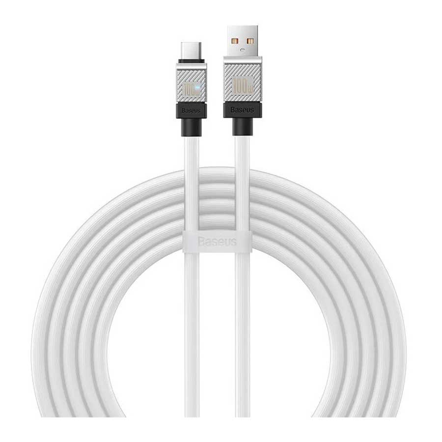 کابل تبدیل 2 متری USB به USB-C بیسوس مدل CoolPlay CAKW000701