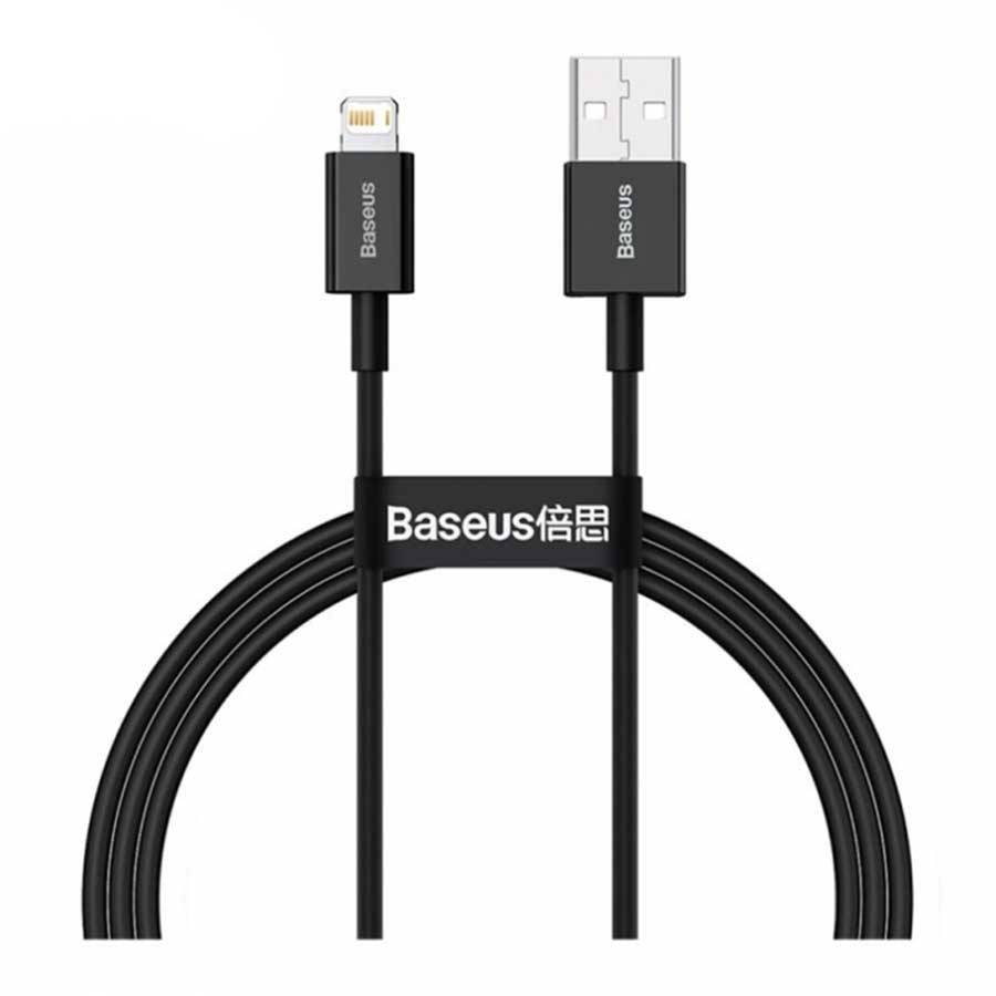 کابل تبدیل 0.25 متری USB به لایتنینگ بیسوس مدل Superior CALYS-01