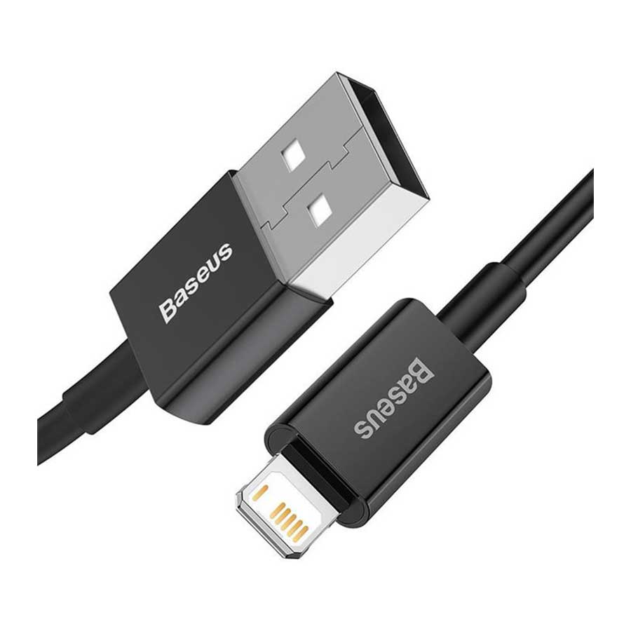 کابل تبدیل 0.25 متری USB به لایتنینگ بیسوس مدل Superior CALYS-01