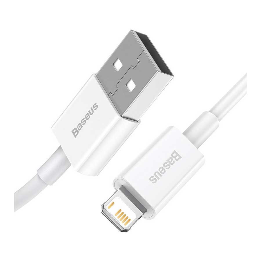 کابل تبدیل 0.25 متری USB به لایتنینگ بیسوس مدل Superior CALYS-01