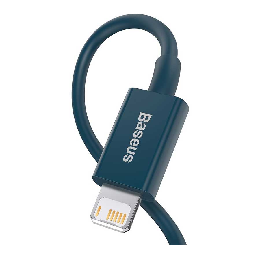 کابل 1 متری تبدیل USB به لایتنینگ بیسوس مدل Superior CALYS-A03