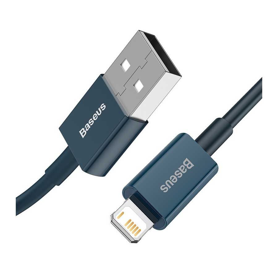 کابل 1 متری تبدیل USB به لایتنینگ بیسوس مدل Superior CALYS-A03