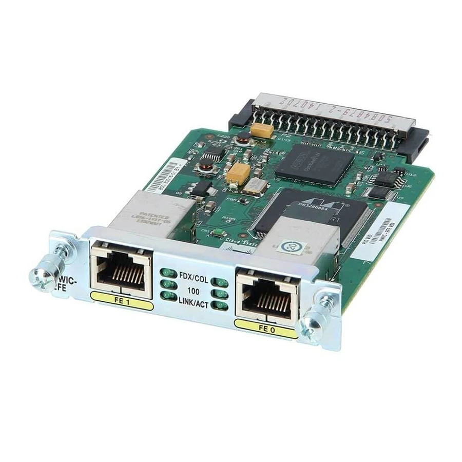 Cisco HWIC-2FE 2-PORT Network Module ماژول شبکه سیسکو