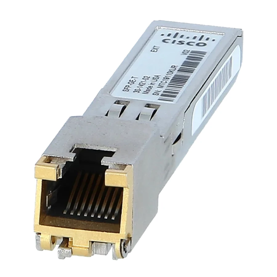 Cisco SFP-GE-T Transceiver Module ماژول فیبر نوری سیسکو