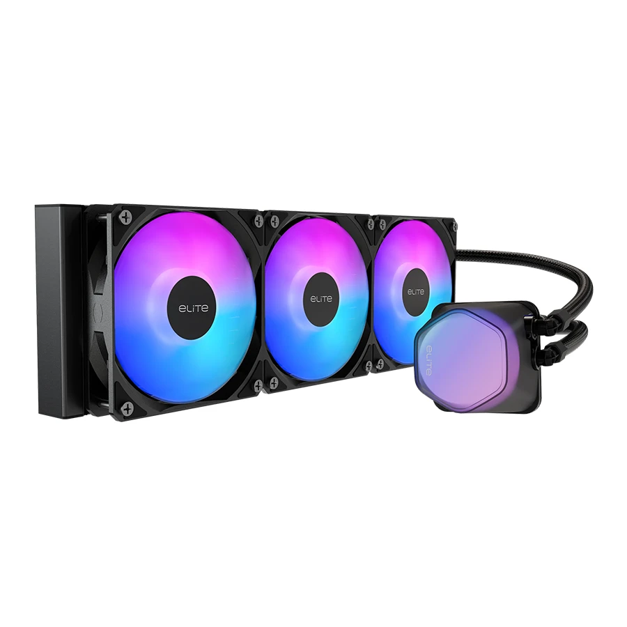 CoolerMaster ELITE 360 ARGB Black Liquid CPU Cooler خنک کننده مایع پردازنده کولرمستر
