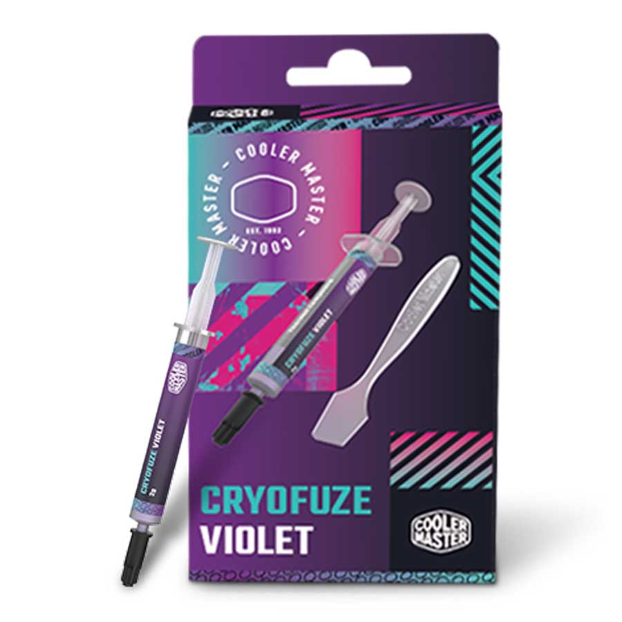 خمیر سلیکونی 2 گرمی کولرمستر مدل MASTERGEL CryoFuze VIOLET