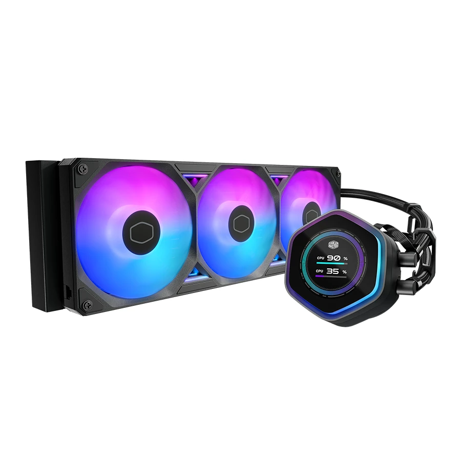 CoolerMaster MasterLiquid Atmos II 360 LCD RGB Liquid CPU Cooler خنک کننده مایع پردازنده کولرمستر