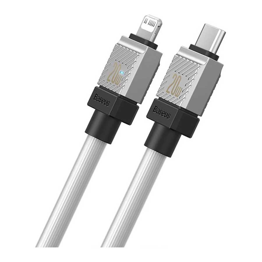 کابل تبدیل 1 متری USB-C به لایتنینگ بیسوس مدل CoolPlay CAKW000001