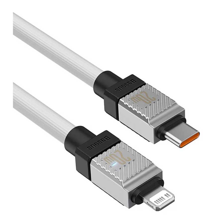 کابل تبدیل 1 متری USB-C به لایتنینگ بیسوس مدل CoolPlay CAKW000001