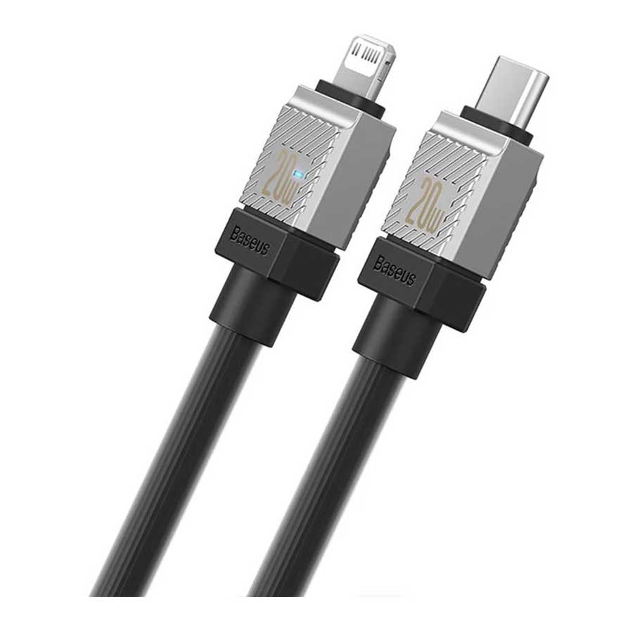 کابل تبدیل 2 متری USB-C به لایتنینگ بیسوس مدل CoolPlay CAKW000101