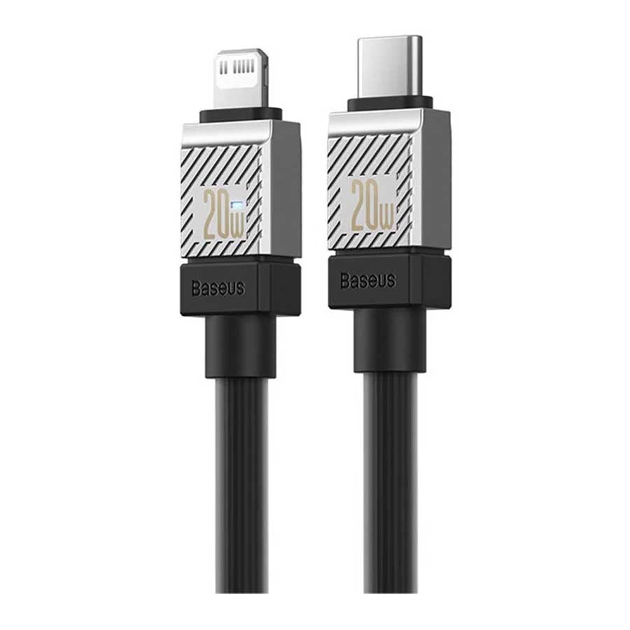 کابل تبدیل 2 متری USB-C به لایتنینگ بیسوس مدل CoolPlay CAKW000101