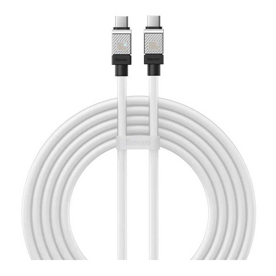 کابل تبدیل 2 متری USB-C به USB-C بیسوس مدل CoolPlay CAKW000301