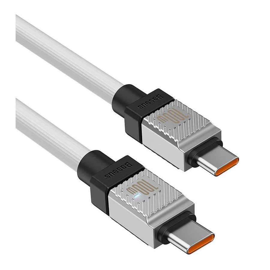 کابل تبدیل 2 متری USB-C به USB-C بیسوس مدل CoolPlay CAKW000301