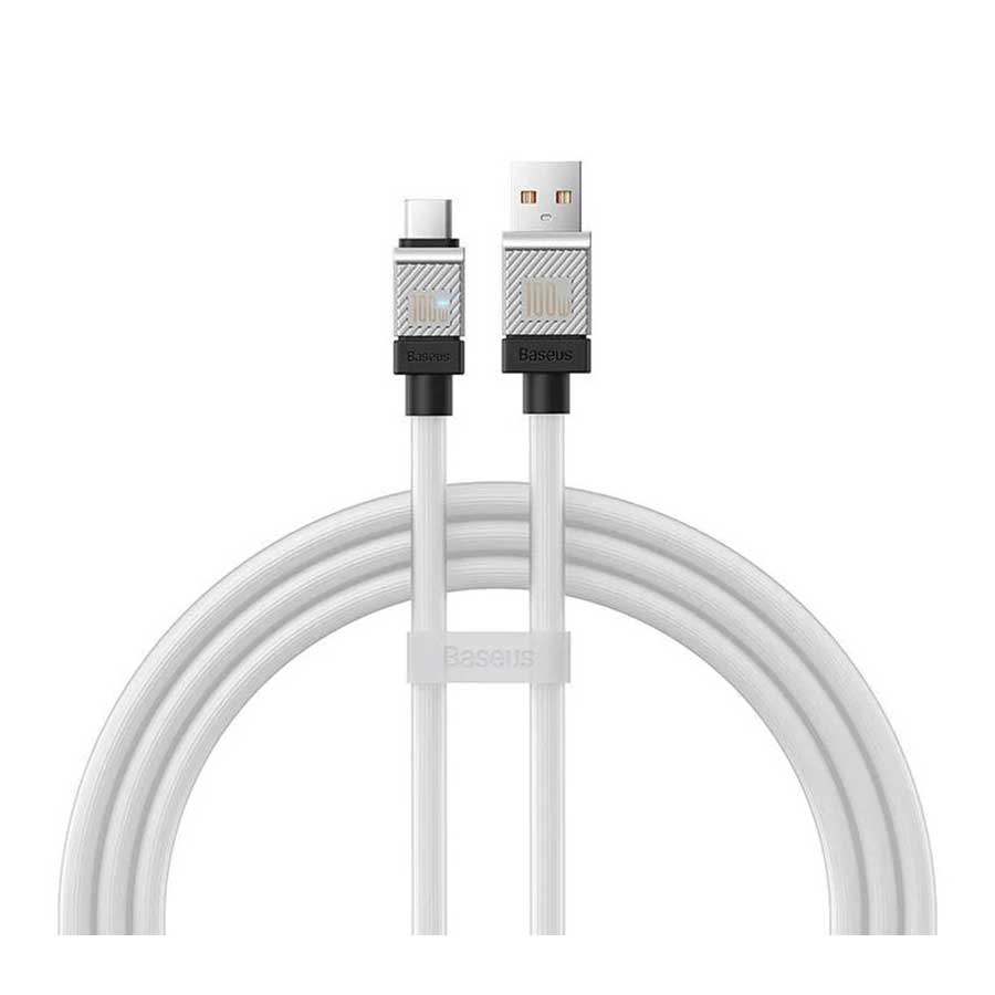 کابل تبدیل 1 متری USB-C به لایتنینگ بیسوس مدل CoolPlay CAKW000601