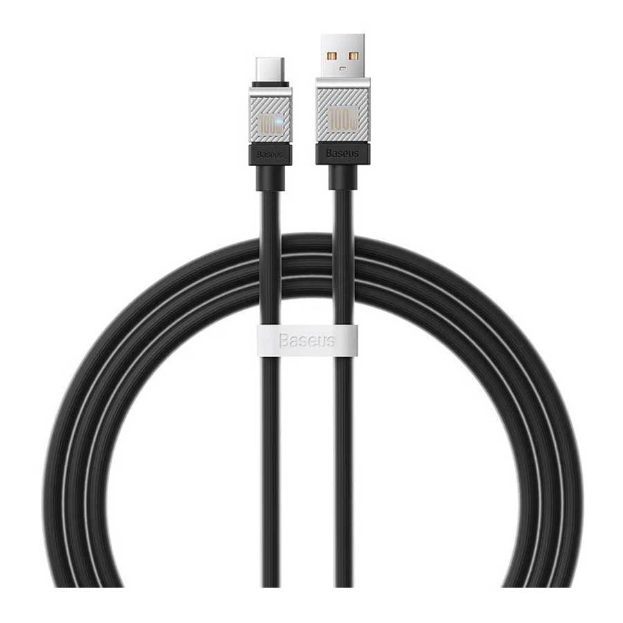 کابل تبدیل 1 متری USB-C به لایتنینگ بیسوس مدل CoolPlay CAKW000601