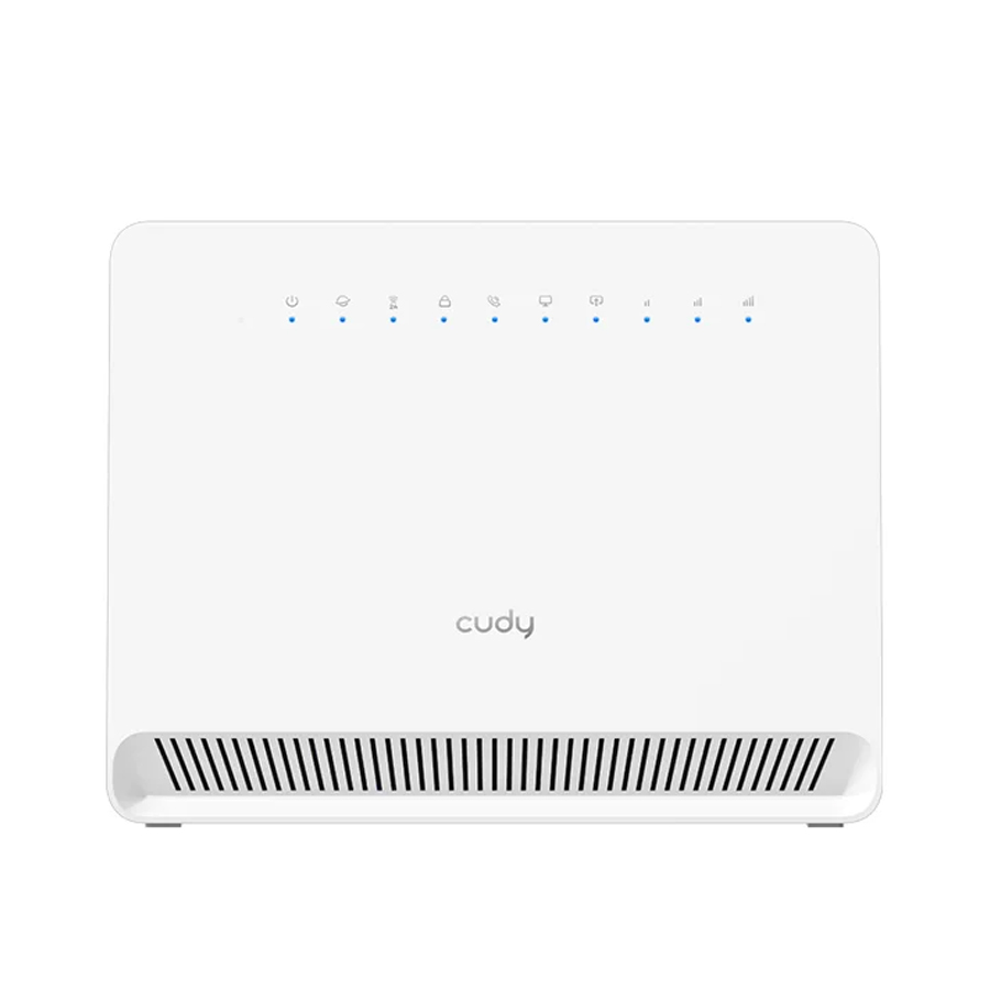 Cudy LT400V 4G N300 Wi-Fi Router With Voice مودم روتر 4G LTE بی سیم N300 کودی مدل LT400V