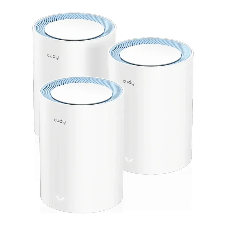 CUDY M1200 AC1200 Dual Band Wi-Fi 3-Pack Mesh System Access Point اکسس پوینت بیسیم AC1200 کودی