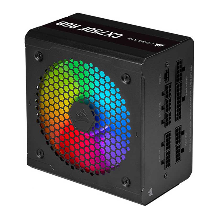 پاور کامپیوتر 750 وات تمام ماژولار کورسیر مدل CX750F RGB