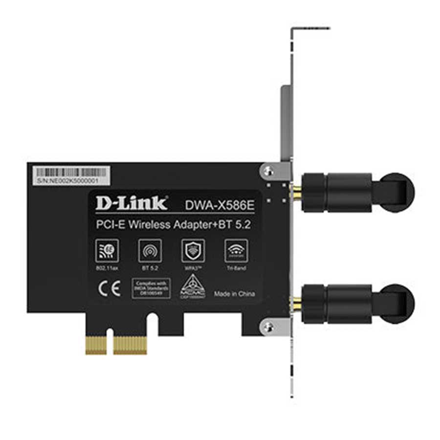 کارت شبکه گیگابیت و PCIe دی لینک مدل DWA-X586E