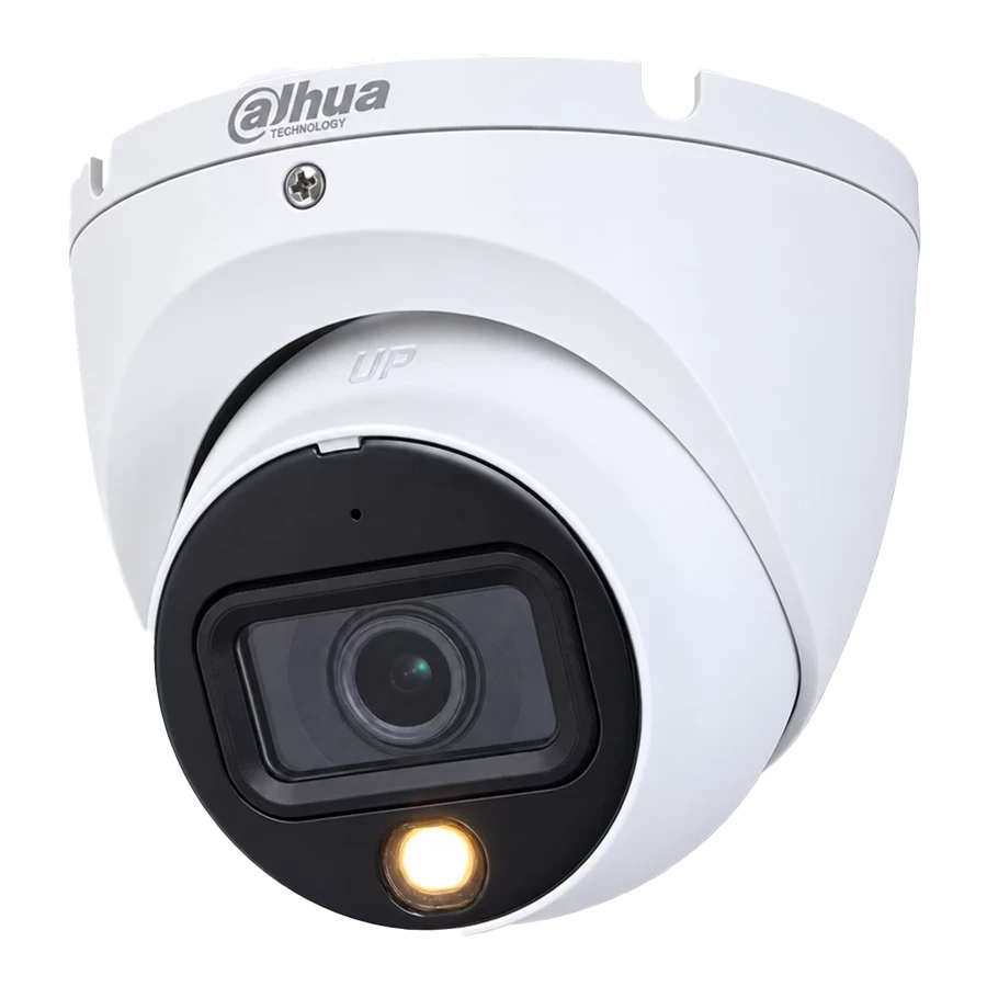 Dahua DH-HAC-HDW1500TLMP-IL-A 5MP Smart Dual Light HDCVI Fixed-focal Eyeball Dome Network Camera دوربین دام 5 مگاپیکسل داهوا