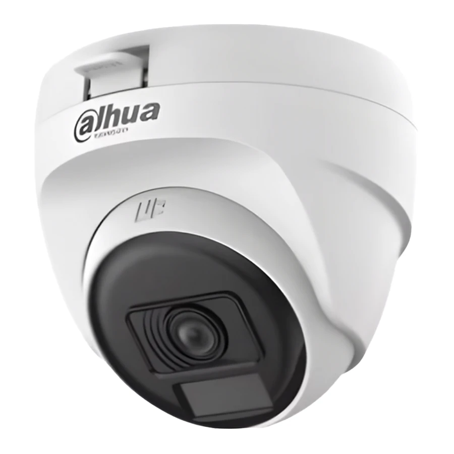 Dahua DH-HAC-T1A21P-U-IL-A 2MP Smart Dual Light HDCVI Fixed-focal Eyeball Dome Network Camera دوربین دام 2 مگاپیکسل داهوا