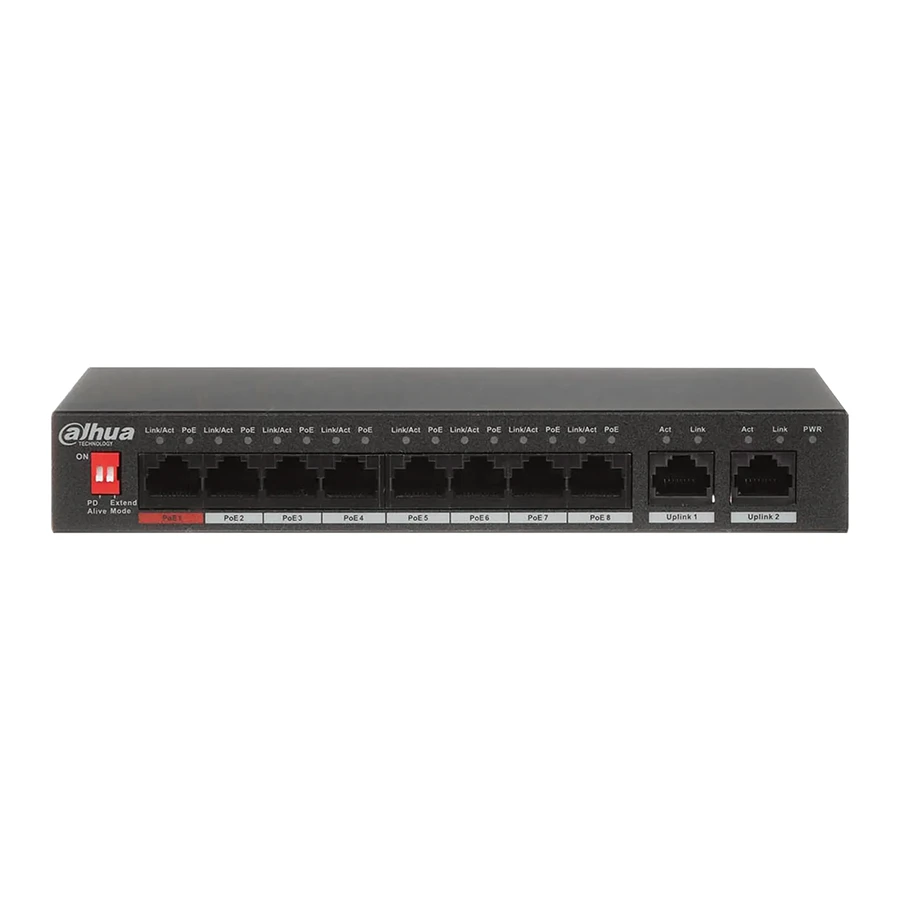 Dahua DH-PFS3010-8ET-96 8-Port Unmanaged Desktop Switch سوييچ 8 پورت داهوا