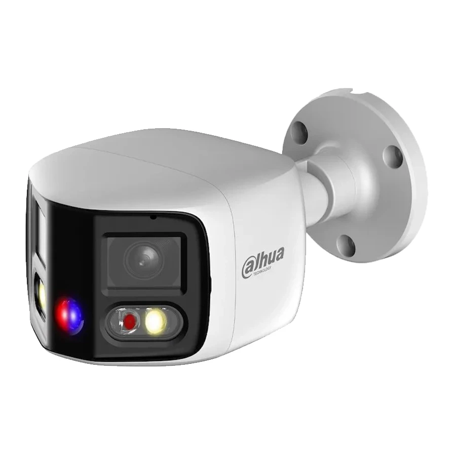 Dahua IPC-PFW3849S-A180-E2-AS-PV 2x4MP TiOC Duo Splicing Fixed-focal Bullet WizSense Network Camera دوربین بولت 8 مگاپیکسل داهوا