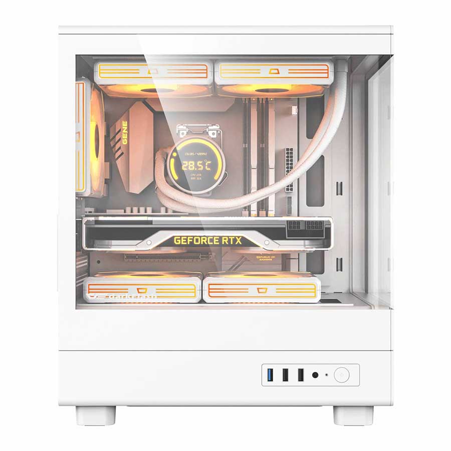 کیس کامپیوتر دارک فلش مدل DB330M M-ATX White