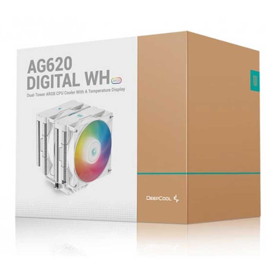 خنک کننده پردازنده دیپ کول مدل AG620 DIGITAL WH