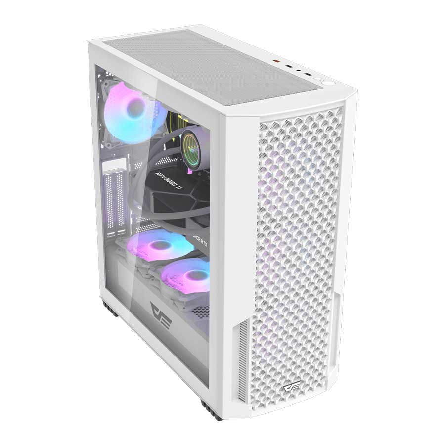 کیس کامپیوتر دارک فلش مدل DF2100 ATX White