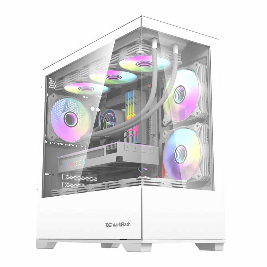 کیس کامپیوتر دارک فلش مدل DK415P M-ATX White