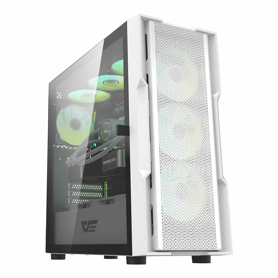 کیس کامپیوتر دارک فلش مدل DK431 E-ATX Mesh White