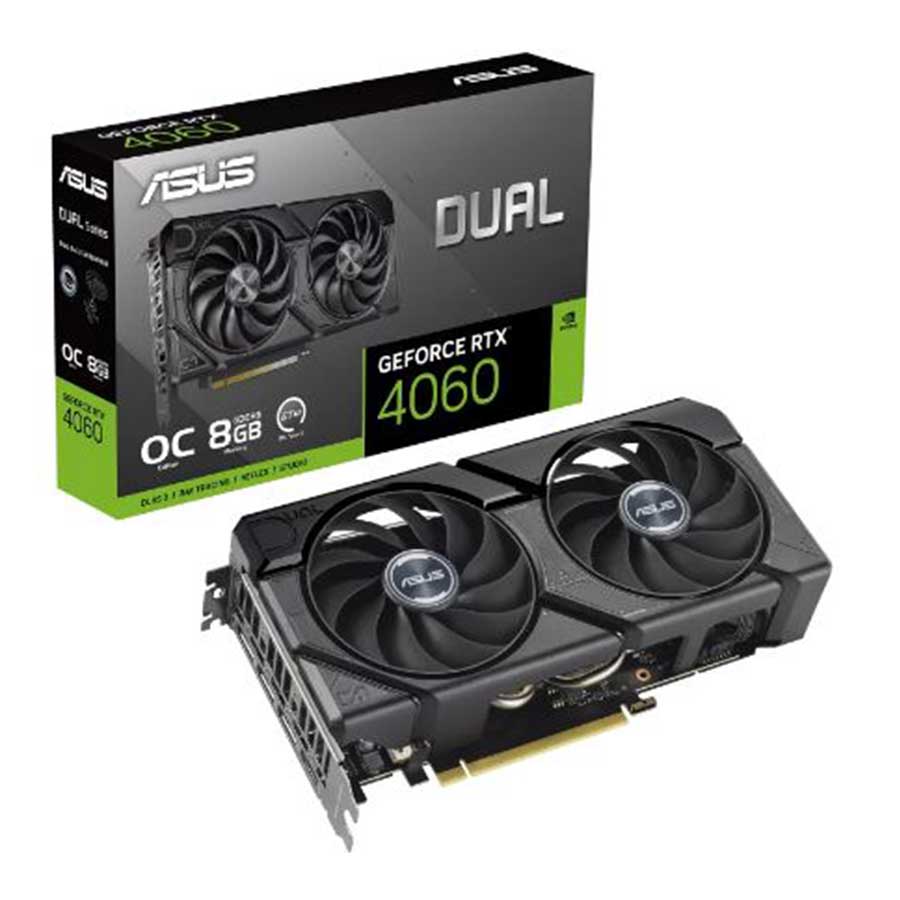 کارت گرافیک ایسوس مدل DUAL-RTX4060-O8G-EVO