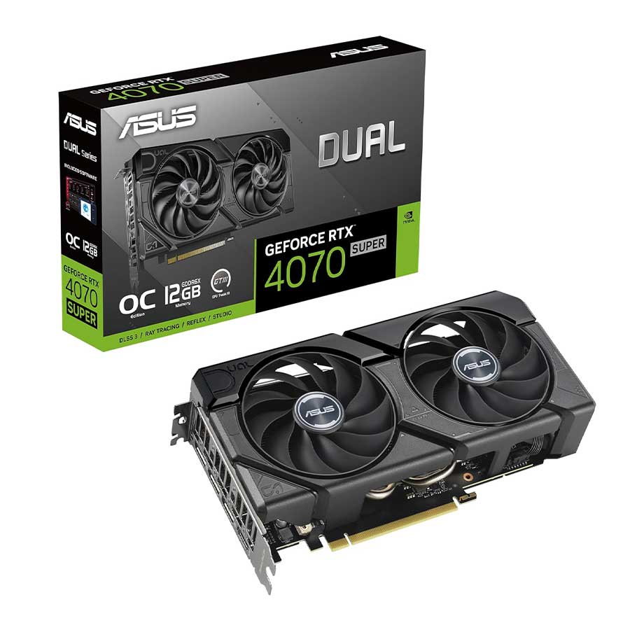 کارت گرافیک ایسوس مدل DUAL-RTX4070S-O12G-EVO