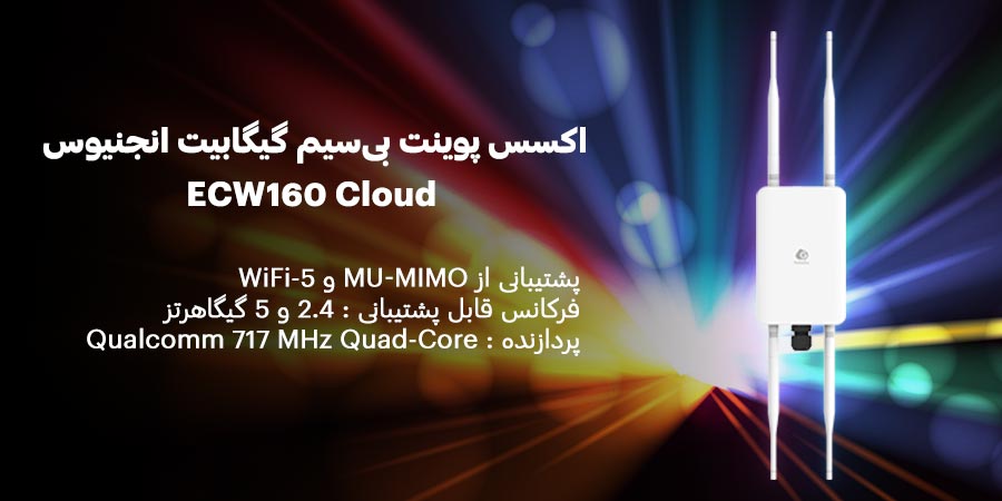 اکسس پوینت بی‌سیم Out-Door انجینیوس مدل ECW160 Cloud