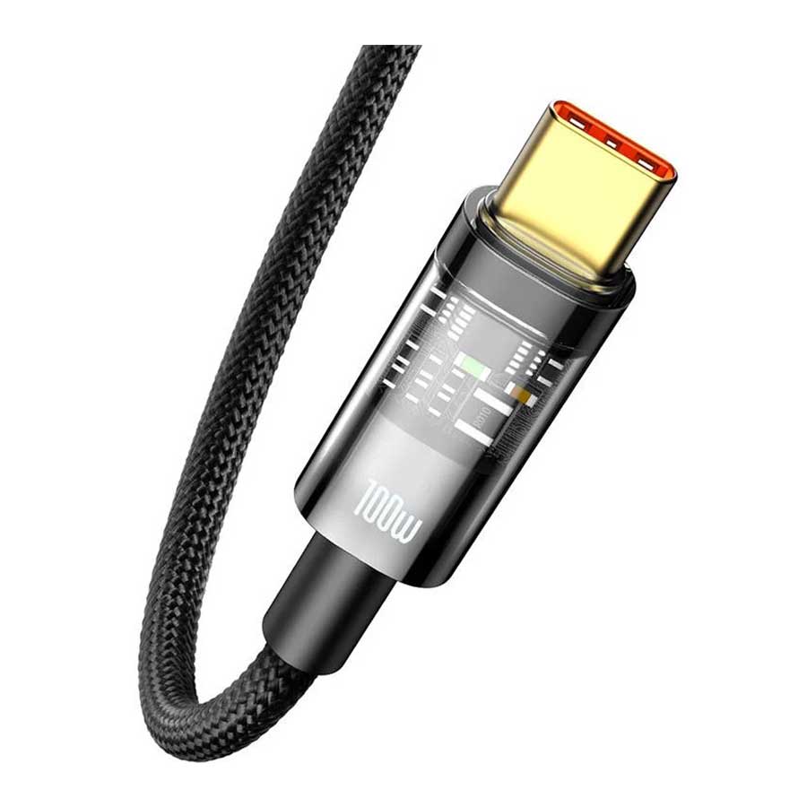 کابل تبدیل 1 متری USB به USB-C بیسوس مدل Explorer CATS000201