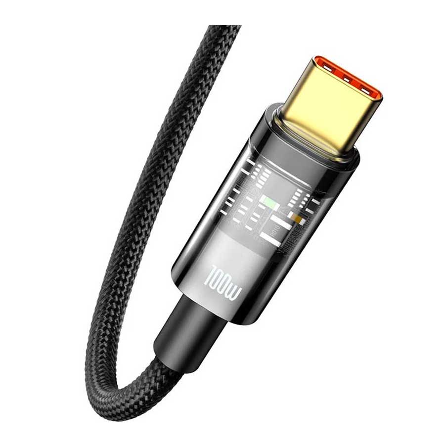 کابل تبدیل 2 متری USB به USB-C بیسوس مدل Explorer CATS000301