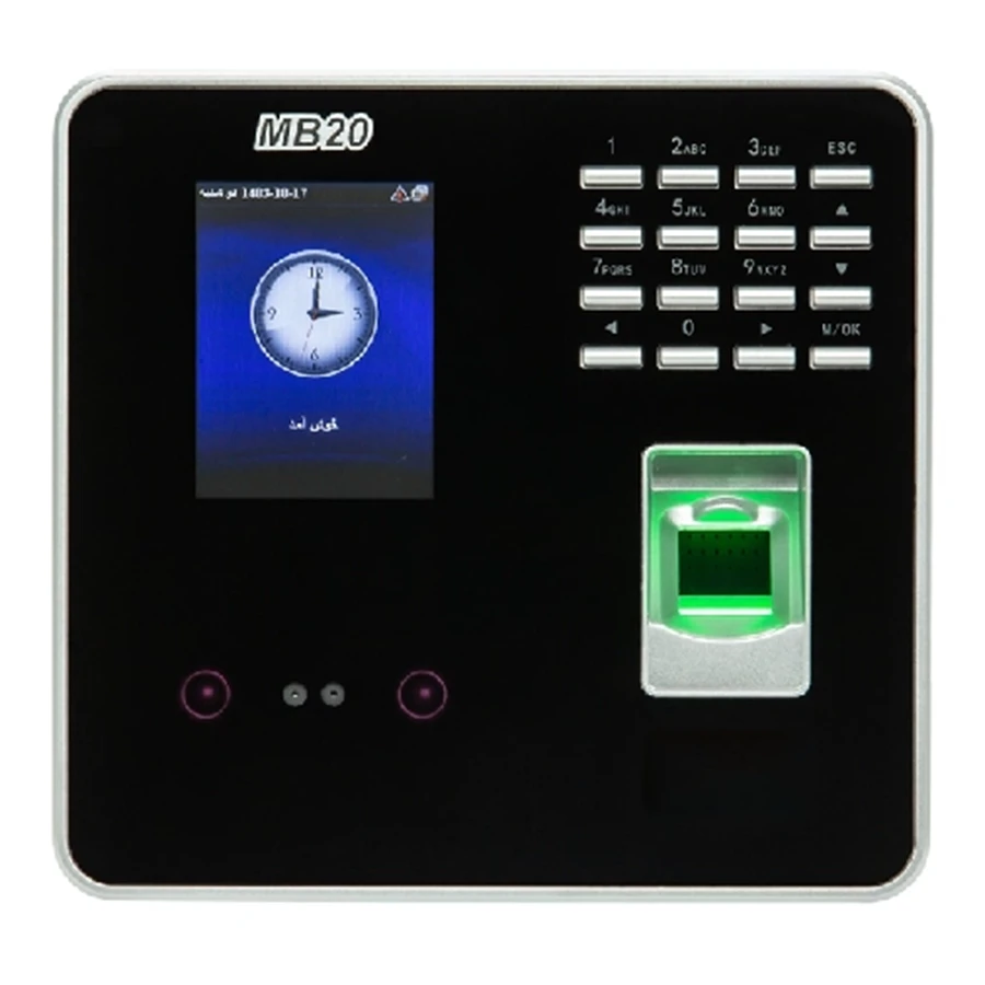 FaraTechno MB20 Time And Attendance Device دستگاه حضور و غیاب اثر انگشت فراتکنو