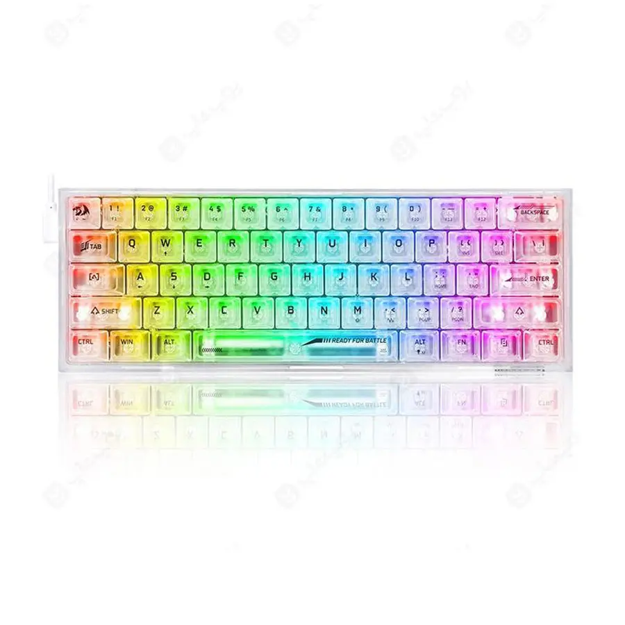 Fizz K617CT کیبورد مکانیکی ردراگون مدل Redragon Fizz K617CT RGB